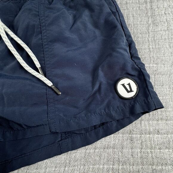 Vuori Sunwashed Short Women S Navy 2.5" Drawstring Pockets Active Sports Stretch - Picture 6 of 8